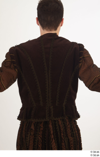  Photos Man in Historical Dress 23 16th century Historical clothing brown suit jacket upper body 0006.jpg